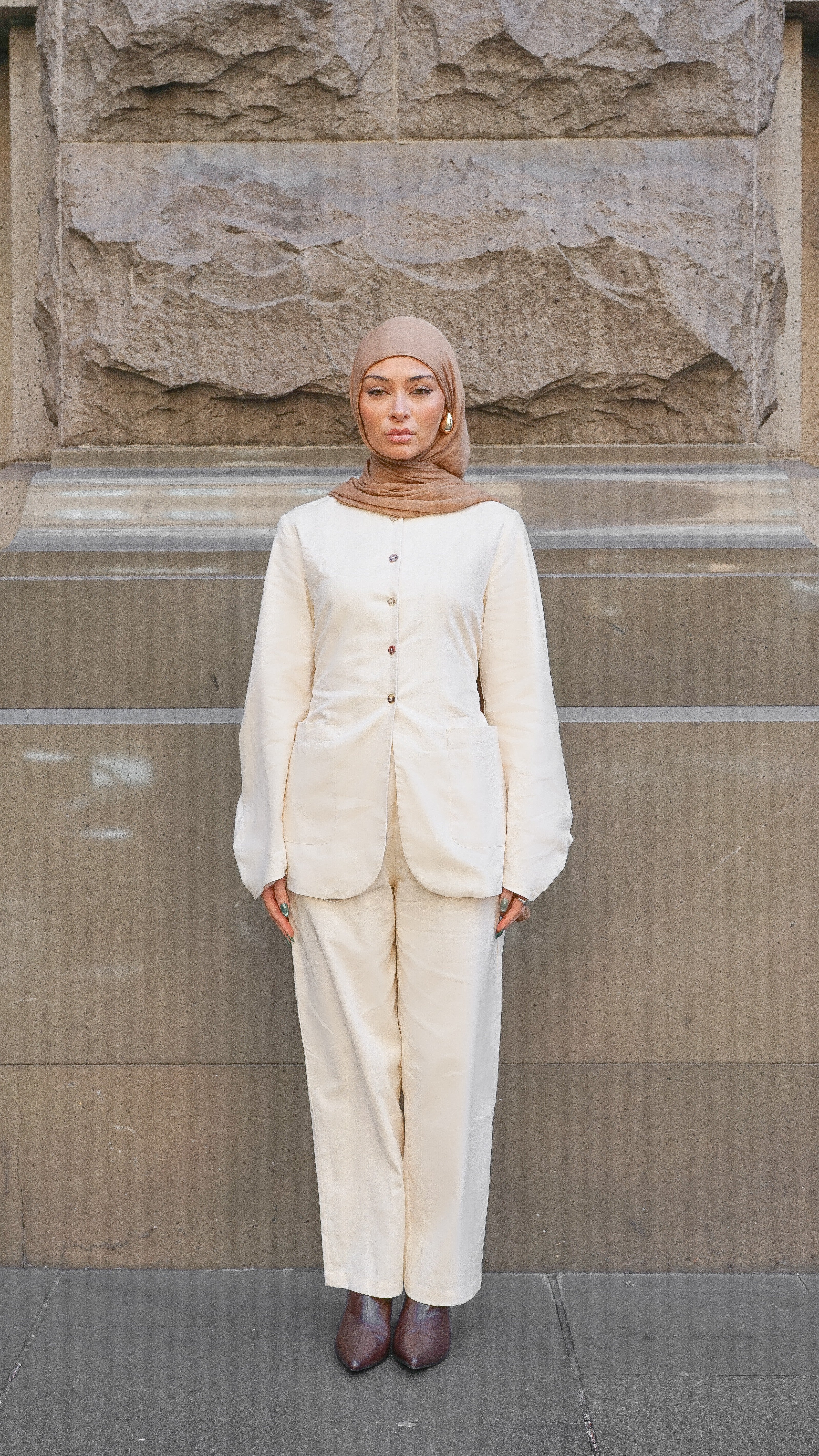 Serene Linen Set - Oatmeal
