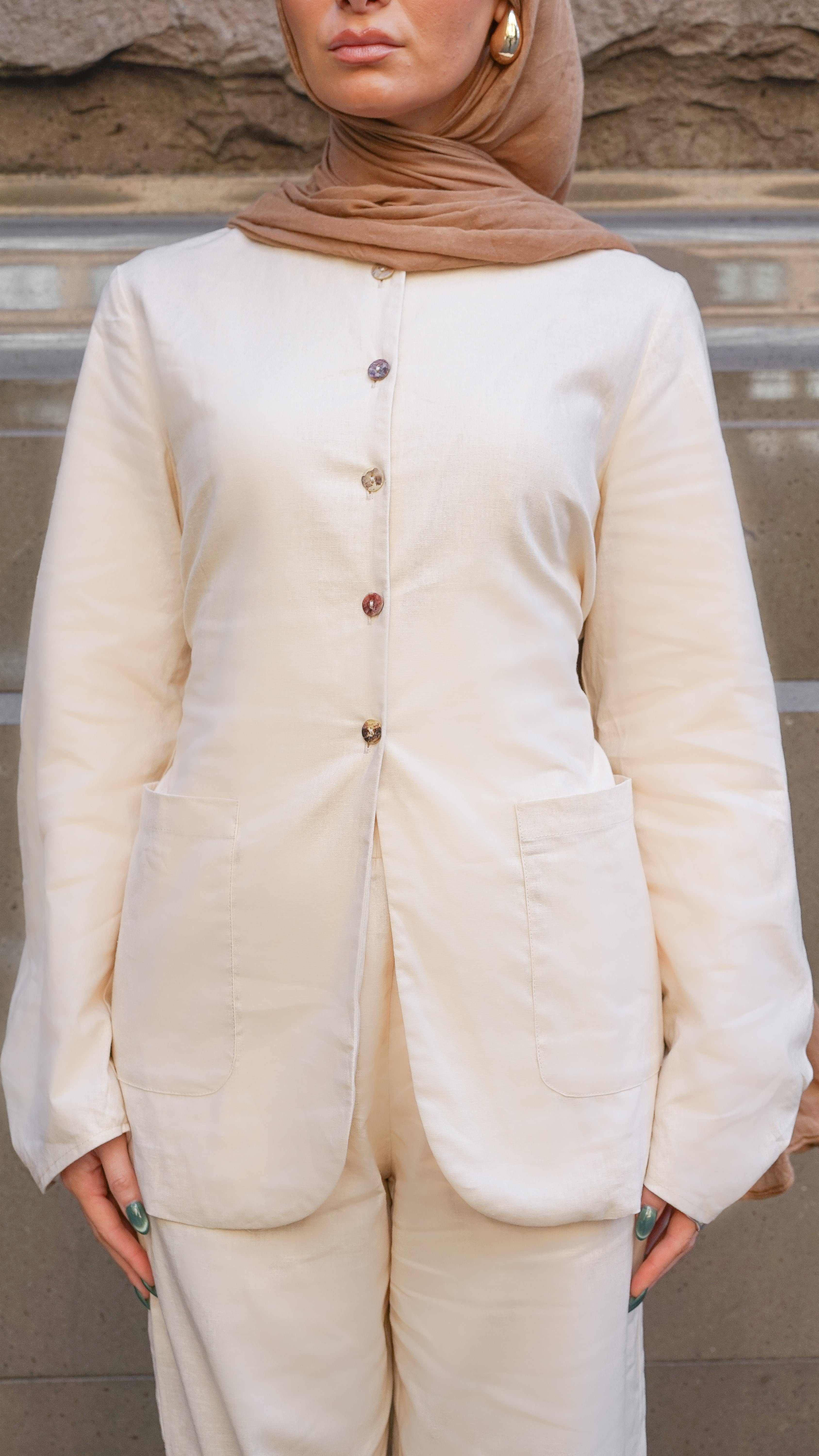 Serene Linen Set - Oatmeal
