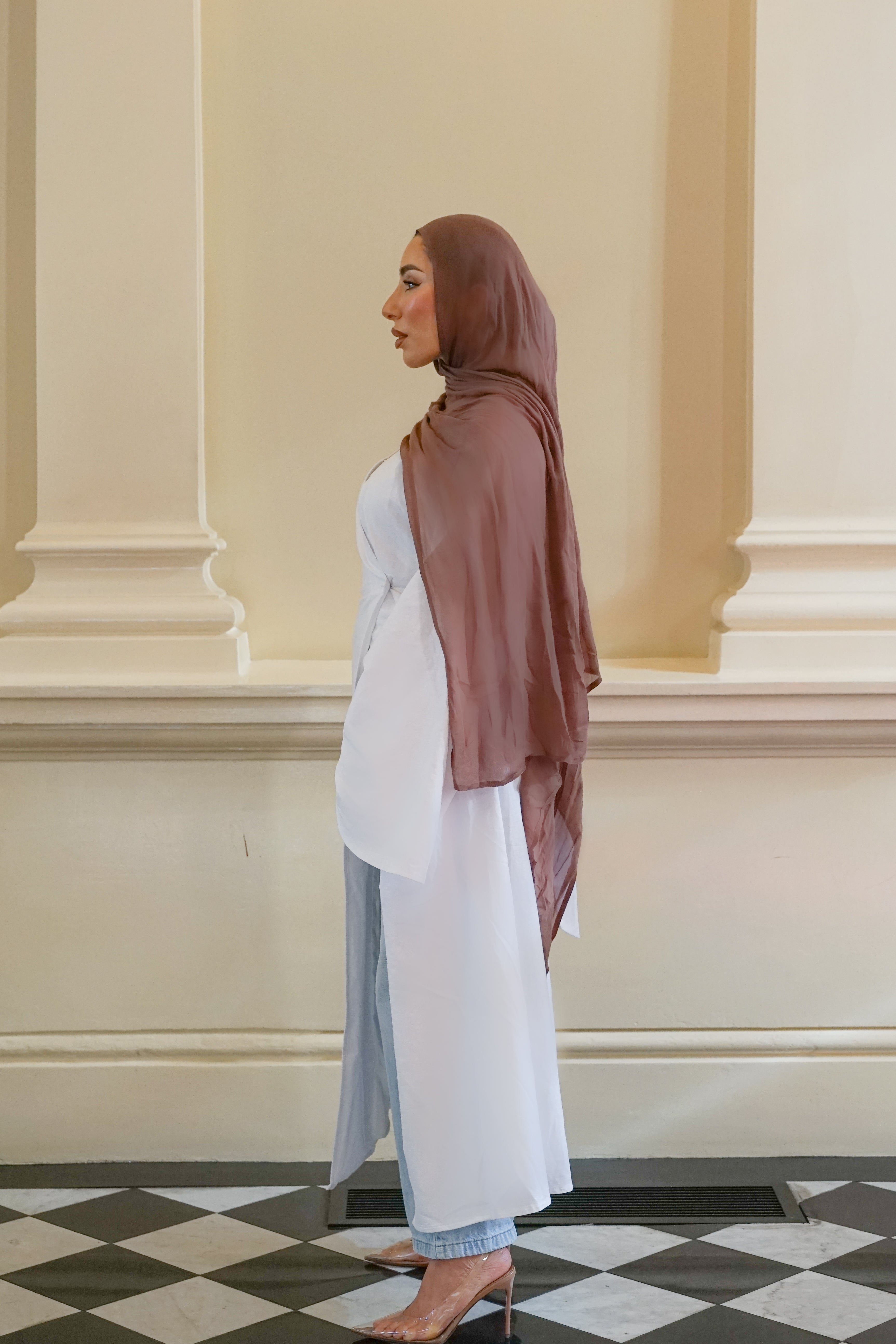 Orlena signature Linen Dress - White