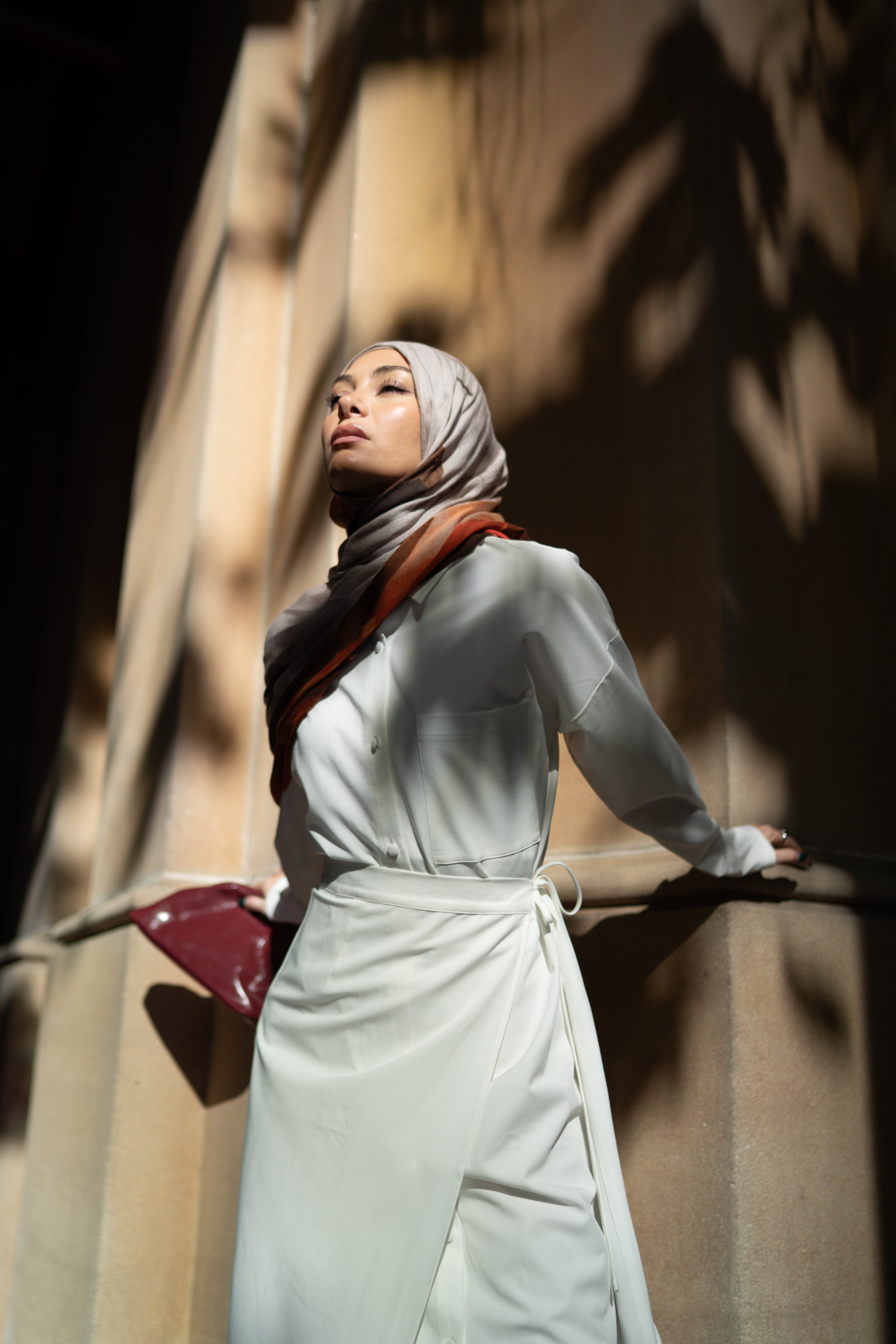 Arden Shirt Dress - off white