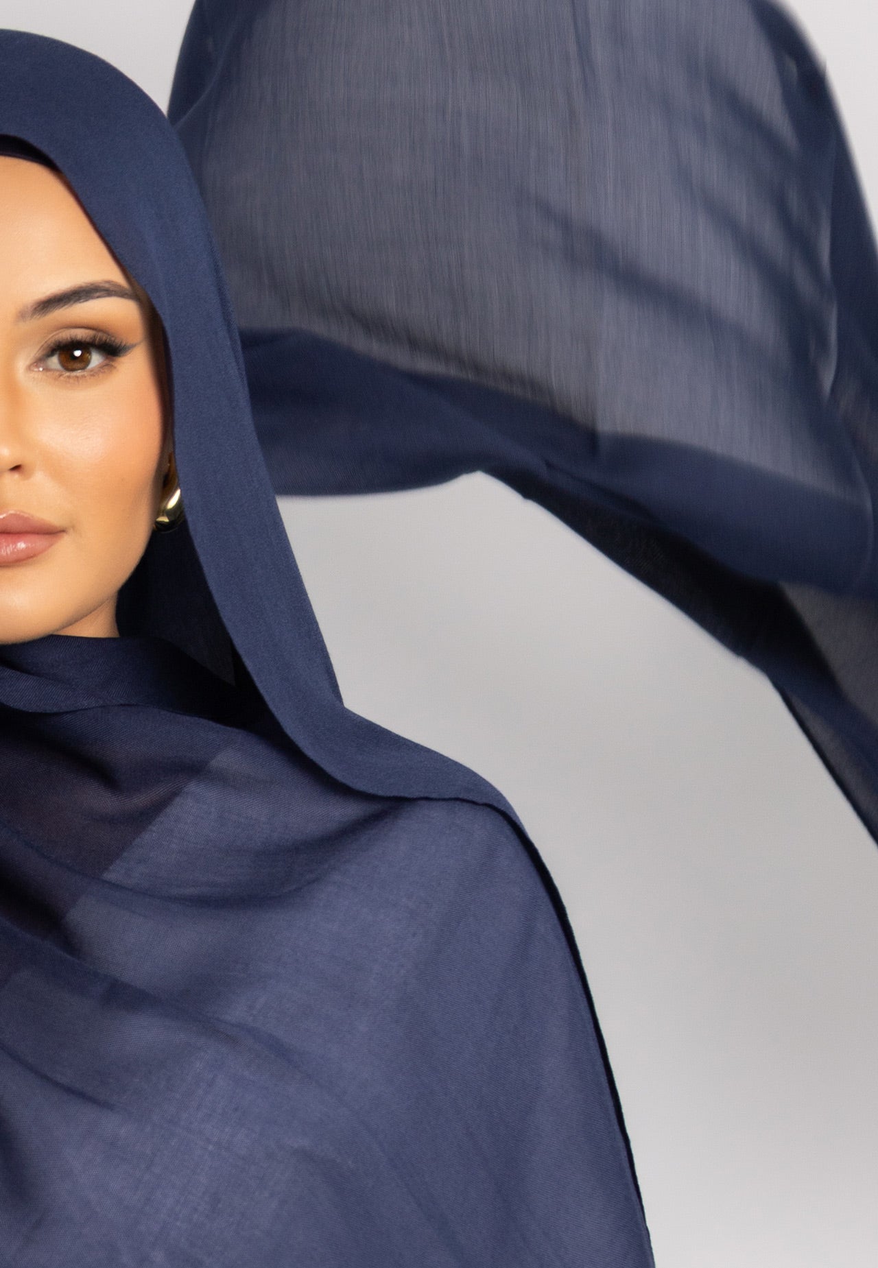 Royal Navy Blue Modal Hijab