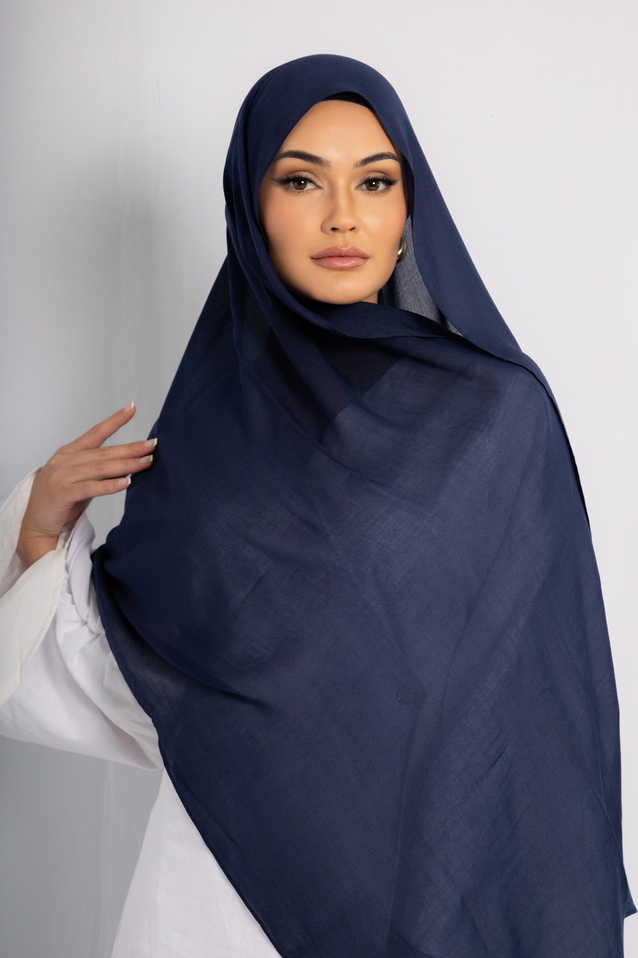 Royal Navy Blue Modal Hijab